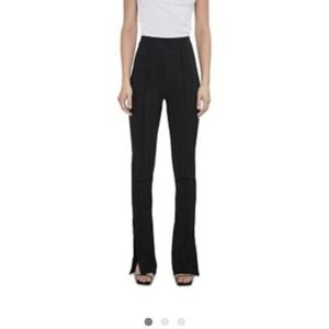 Et OCHS HIGH WAIST BOOTCUT PANT W SLIT  SZ 8